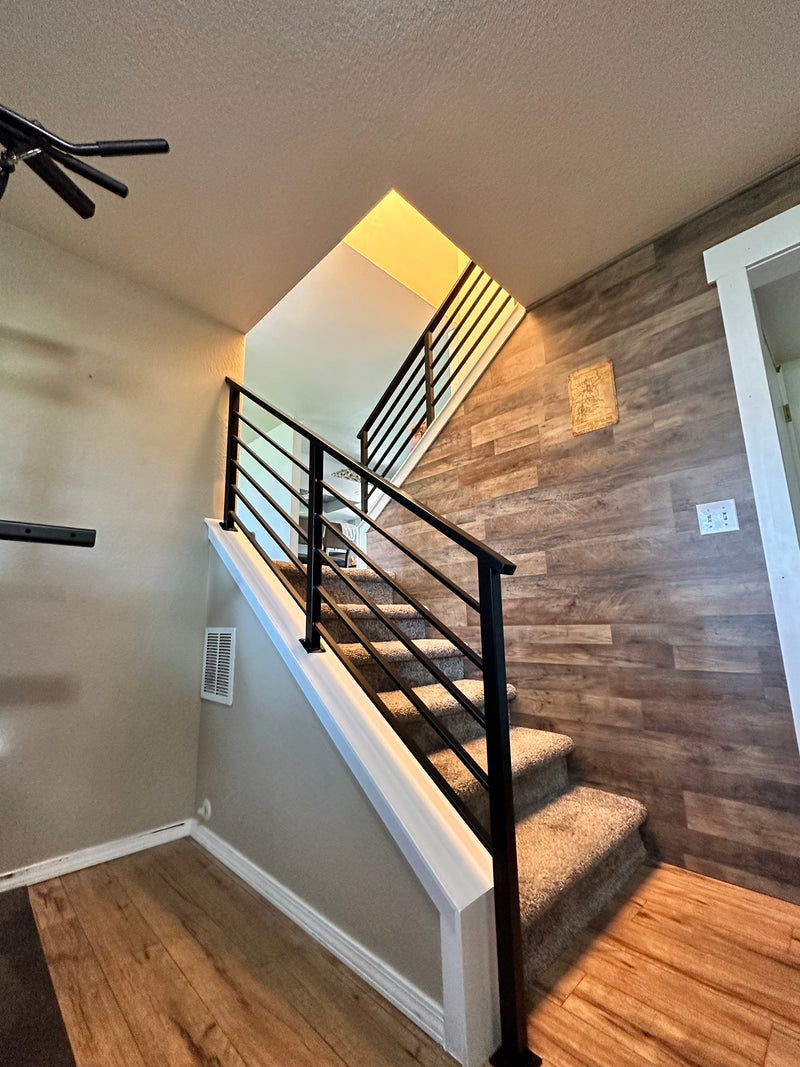 Horizontal Railing Styles Modern Horizontal Gallery – Boise Custom Railings