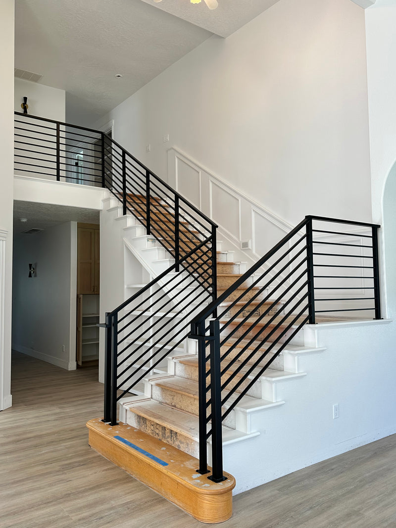 Horizontal Railing Styles Modern Horizontal Gallery – Boise Custom Railings