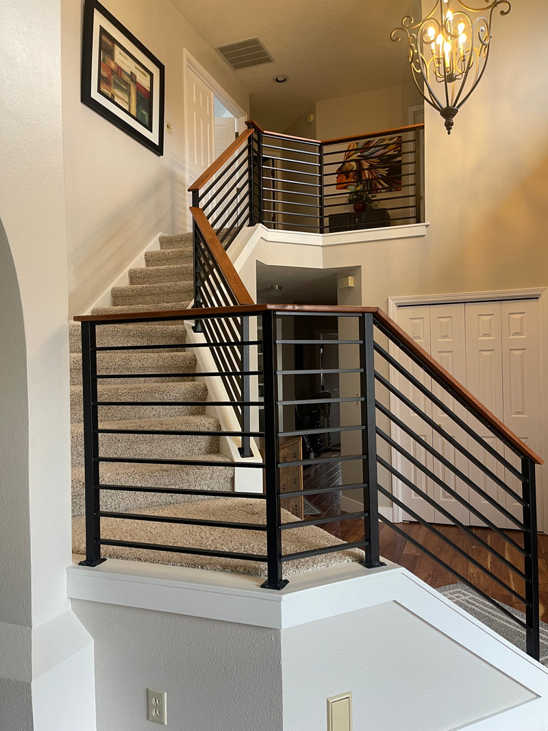 Horizontal Railing Styles Modern Horizontal Gallery – Boise Custom Railings