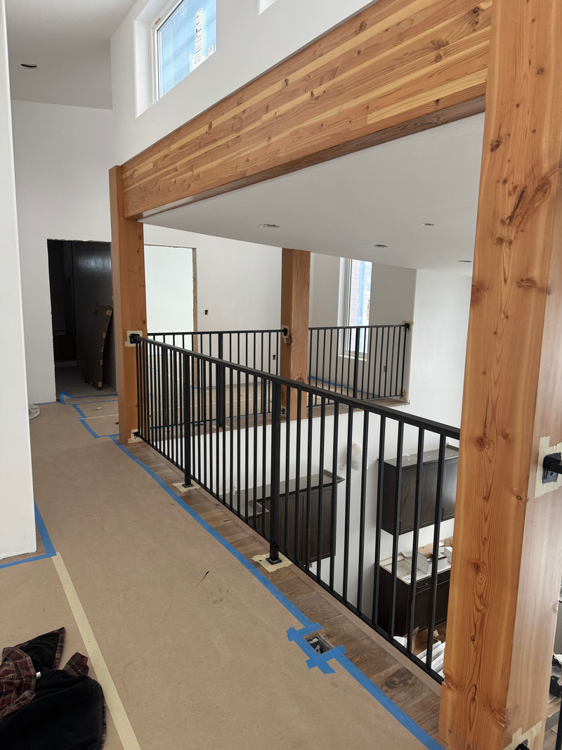 Metal Railing With Vertical Rhs Vertical Railing gallery – Boise Custom Railings