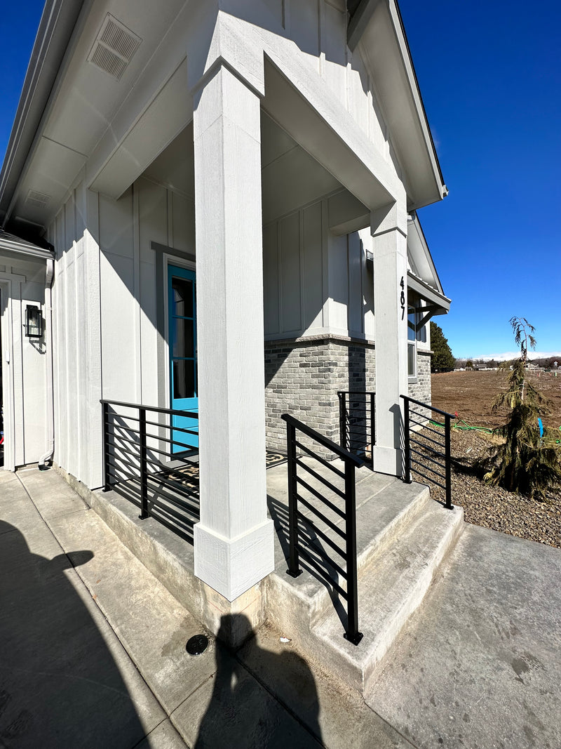 Horizontal Railing Styles Modern Horizontal Gallery – Boise Custom Railings